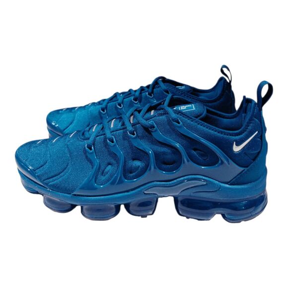 NIKE Air VaporMax Plus 'Game Royal Metallic Silver' Running Shoes Size 9.5 - Picture 3 of 11